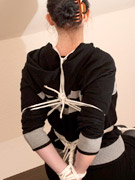 Jill tied tight and cleavegagged